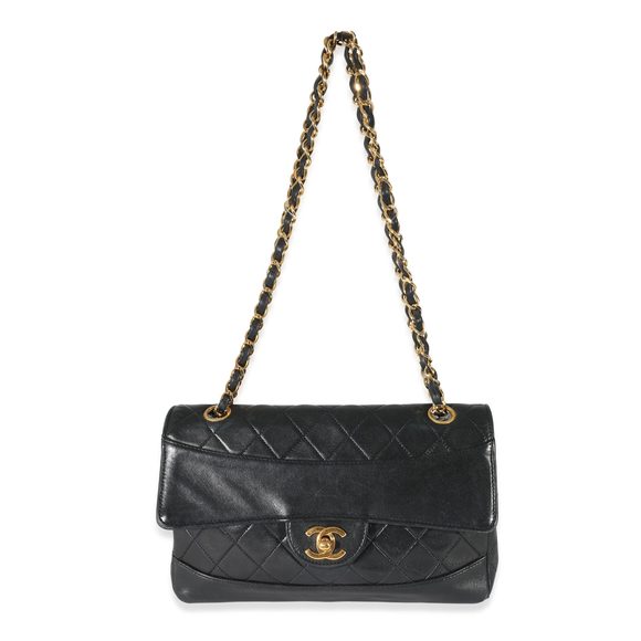 Chanel Black Quilted Lambskin Medium Flap Bag - Picture 4 of 8